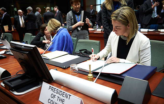 Federica Mogherini, Alta Rappresentante dell'Unione Europea