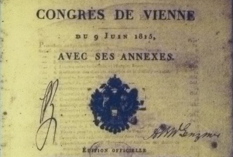 Protocollo finale del Congresso di Vienna