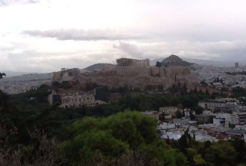 L'Acropoli vista dal colle Filo pappo