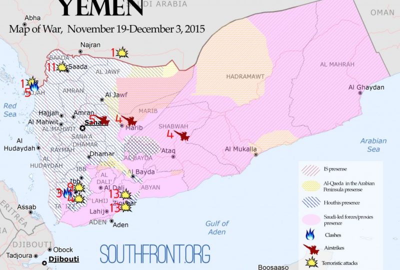 La mappa di Suothfront.org