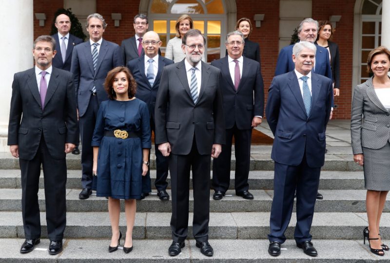Il Governo di Mariano Rajoy dopo il giuramento 