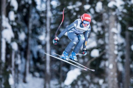 Federica Brignone in gara a Garmisch nel 2017. Foto di Srefan Brending, https://creativecommons.org/licenses/by-sa/3.0/de/legalcode,