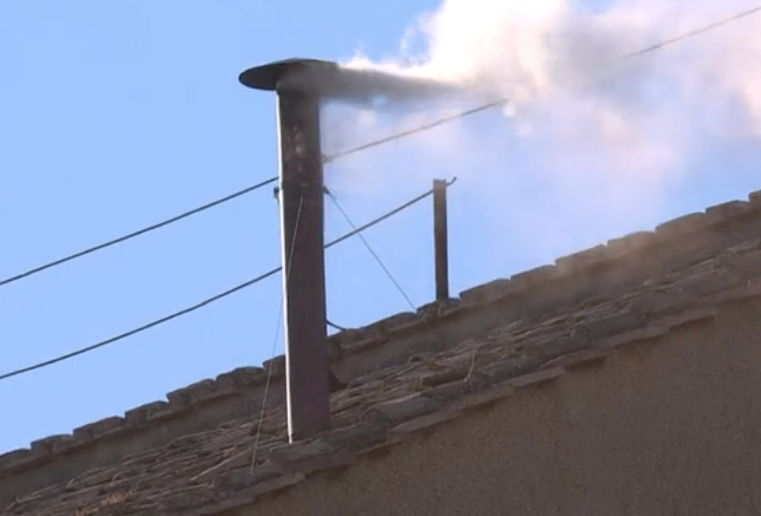 La Fumata bianca che annuncia l'arrivo del nuovo Papa