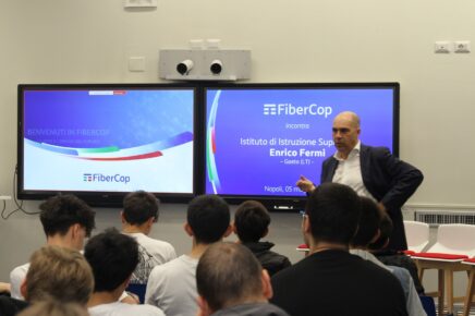 FiberCop al Liceo Digitale Enrico Fermi di Gaeta