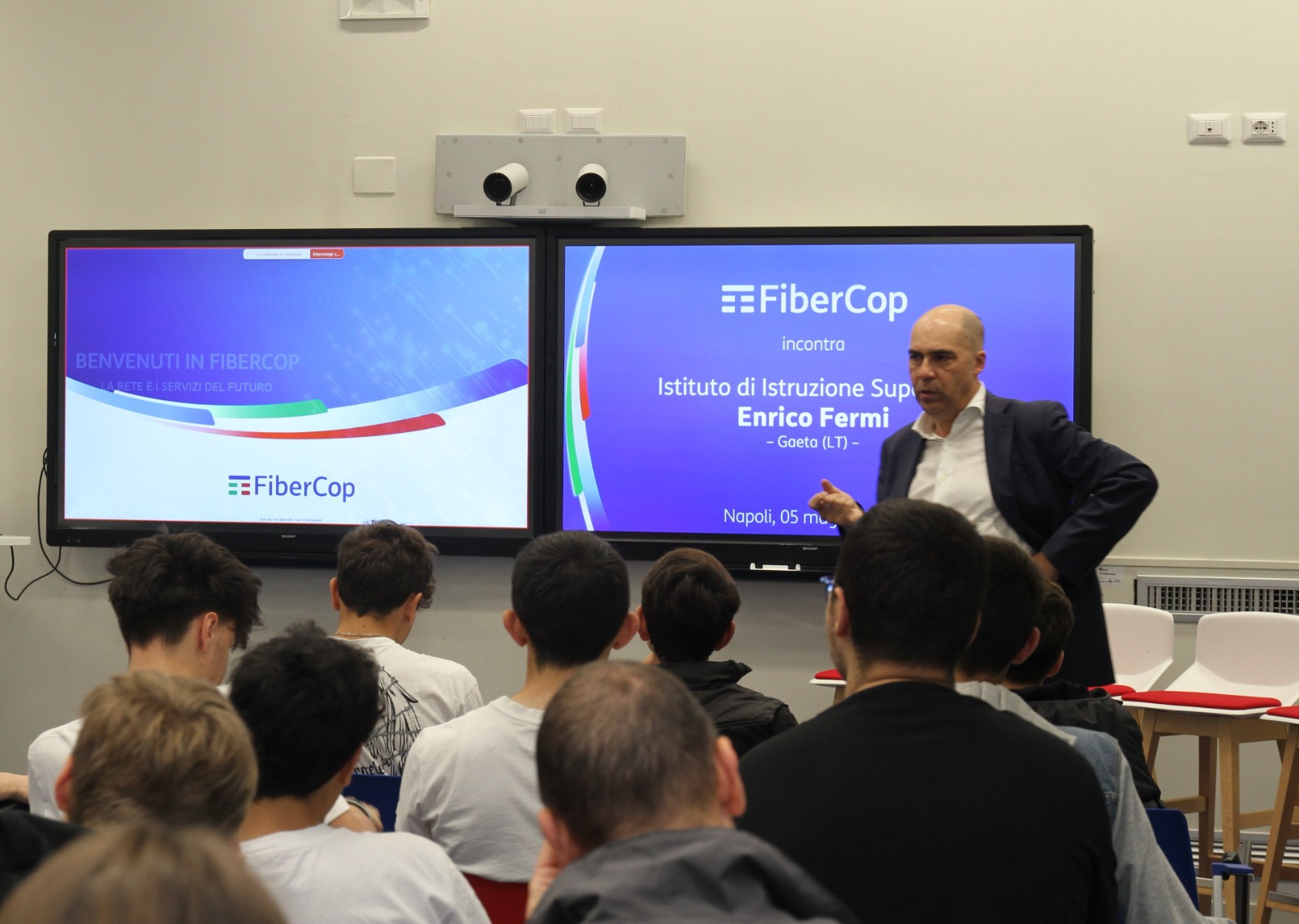 FiberCop al Liceo Digitale Enrico Fermi di Gaeta