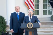 Jerome Powell e Donald Trump