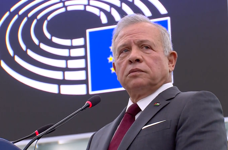 Re Abdullah all'Europarlamento