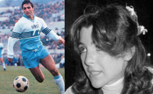 Sabrina Minardi e il calciatore Giordano Brino che ha sposato nel '79