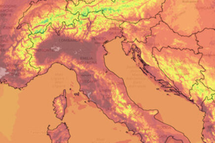 Le temperature medie italiane sono cresciute con regolarità negli ultimi 50 anni