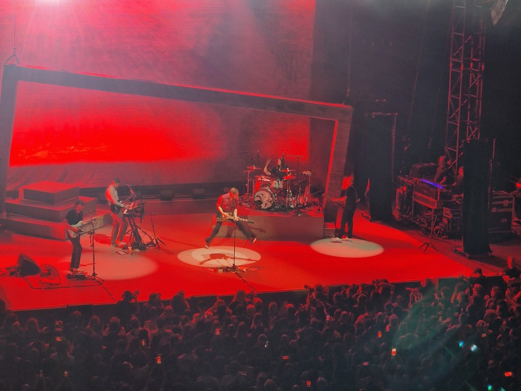 Franz Ferdinand concert Roma jump