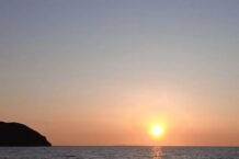 Baratti spiaggia tramonto sole