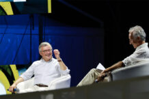 Barbero Travaglio festa Fatto Quotidiano