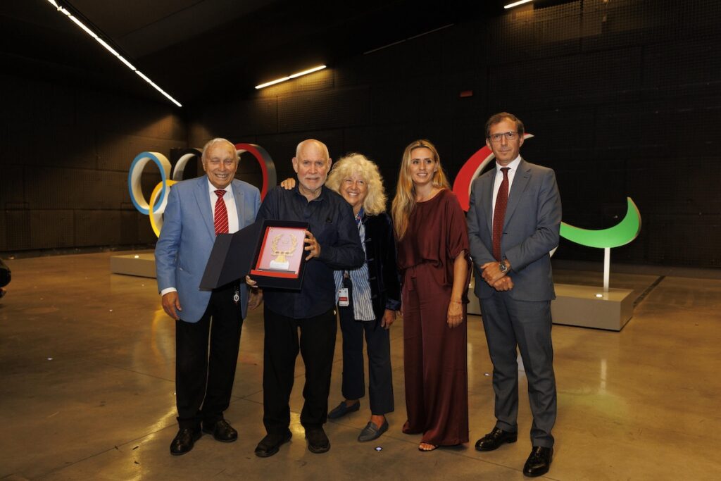 Steve McCurry riceve la ghirlanda d'onore FICTS, a Malpensa