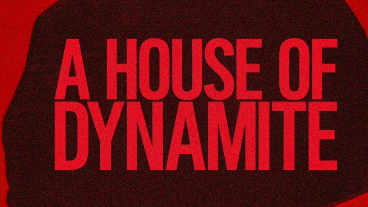 A House of Dynamite: il titolo del film in caratteri rossi
