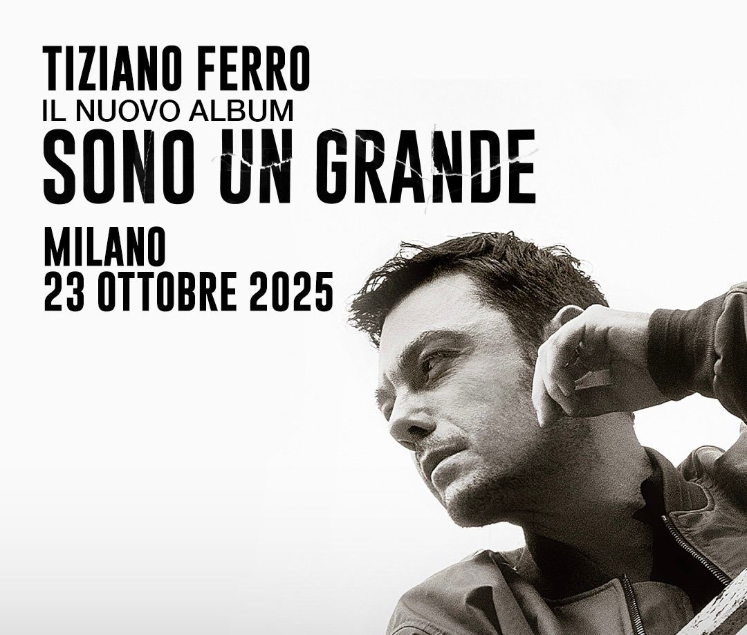 Tiziano Ferro, presenta il sour per il nuovo Album Sono un Grande, su TIM Vision