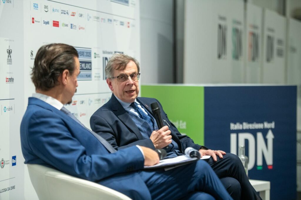 Il presidente di MM Elio Franzini a Italia Direzione Nord