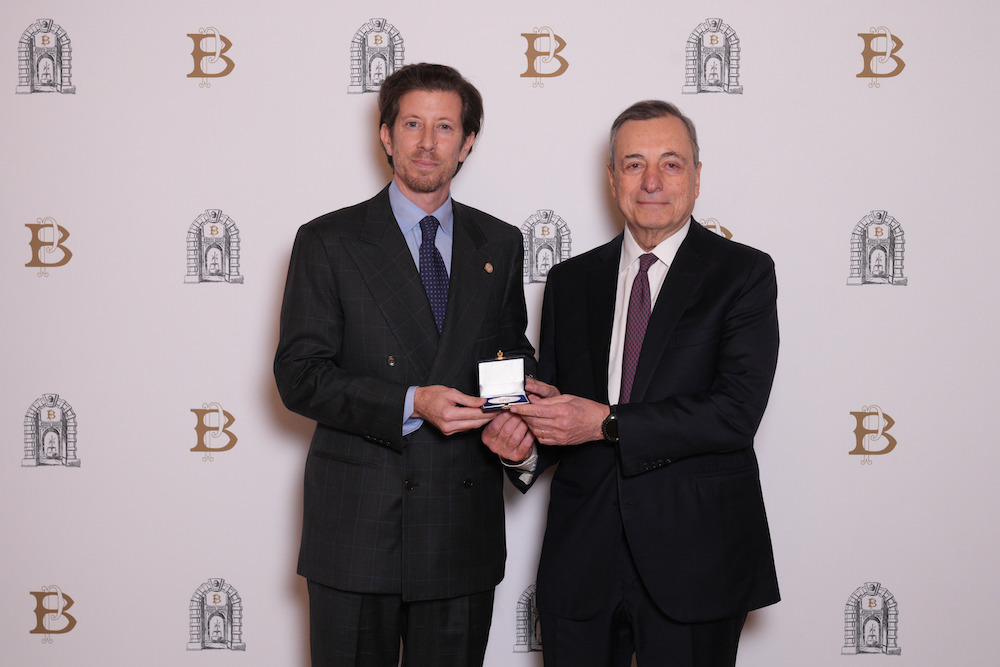 Ernesto Fürstenberg Fassio e Mario Draghi