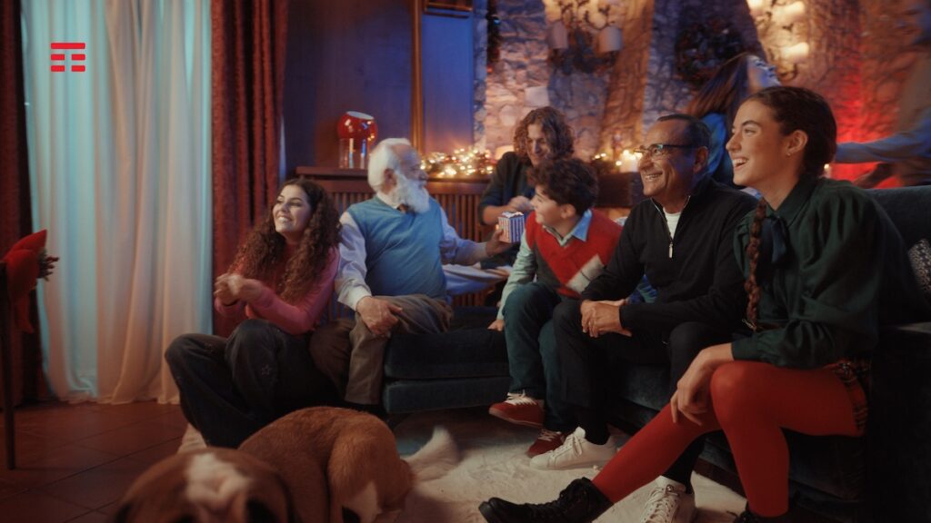 Carlo Conti, protagonista dello spot TIM WiFI GO