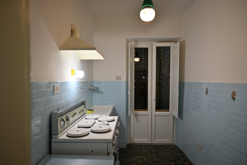 casa Pasolini cucina museo Roma