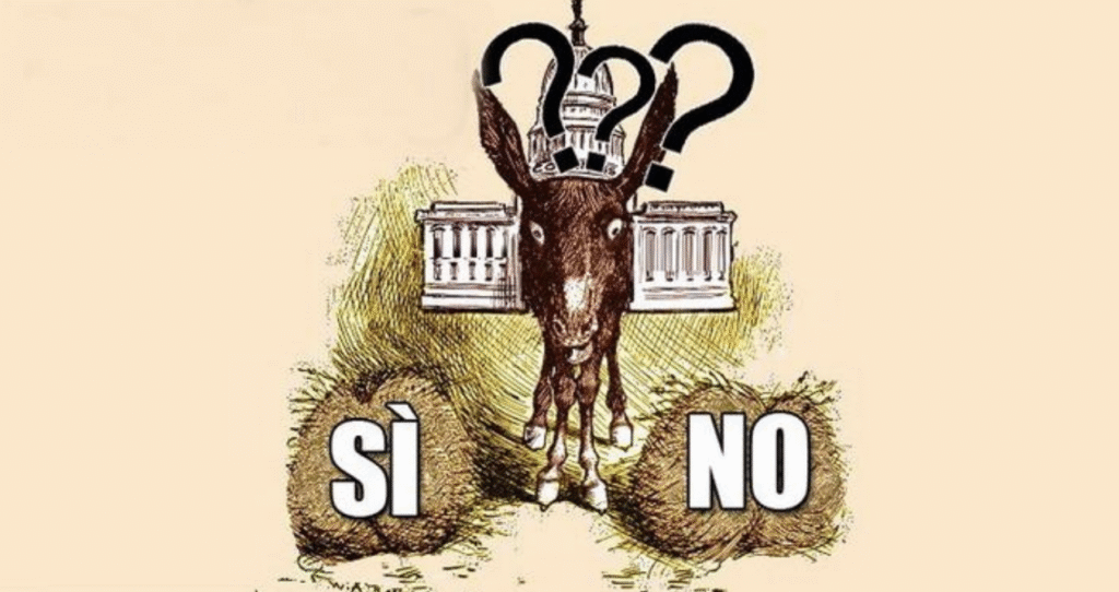 referendum sulla riforma costituzionale e asino di buridano