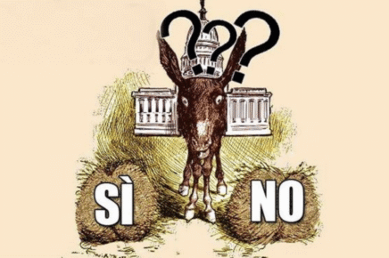 referendum sulla riforma costituzionale e asino di buridano