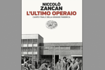 La copertina de L'Ultimo Operaio di Nicolò Zancan