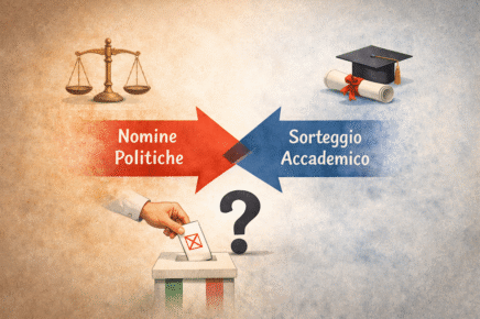 La riforma della giustizia a confronto col sorteggio accademico