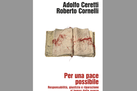 La copertina del libro Per una pace possibile, di Adolfo Ceretti e Roberto Cornelli, pubblicato da Feltrinelli Editore