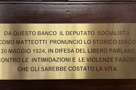 italia gesto parola giacomo matteotti fascismo