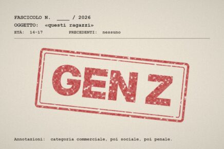 Un timbro rosso «GEN Z» su un fascicolo intestato «questi ragazzi», età 14-17, precedenti: nessuno